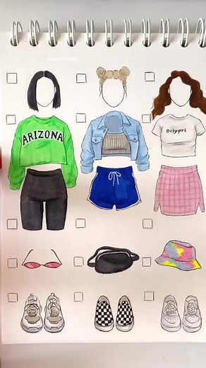 Which outfit would you choose? 🤩 #fy #fyp #foryoupage #sketch #drawing #art #fashion #coloring #outfit #outfitinspiration #sketchbook