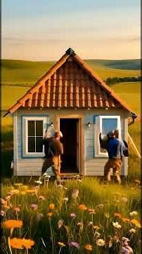 Green meadow with wildflowers → Elegant country house 🌼🏡 #work #green #wildflowers