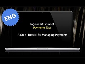 How do I view and manage my payments on the Ingo-mmt Extranet | MakeMyTrip & Goibibo | Eng Ver