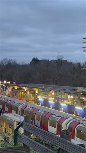 Central Line Train At Northolt Station Heading Toward West Ealing.#CentralLine #travel #transport