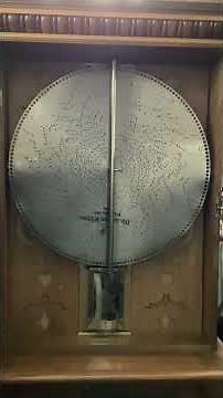 Stella 25¾ inch (65.5cm) Upright Disc Musical Box plays 1302 The Merry Widow Waltz. Franz Lehar