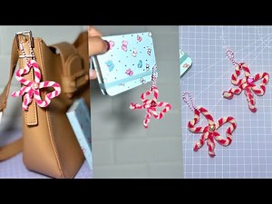 DIY Pipe Cleaner Bow Keychain - Fuzzy Wire Craft Easy