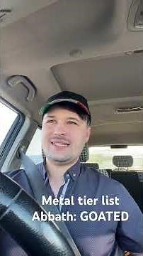 Where does Abbath rank on the metal tier list?