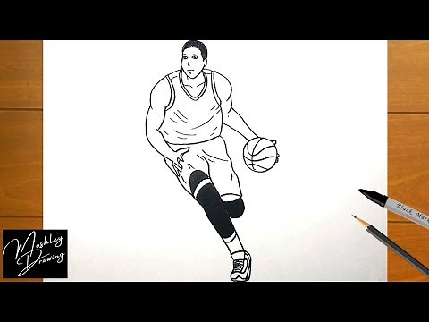 How to Draw a Basketball Player