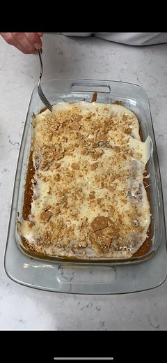 Graham Cracker Cake 😋 This old graham cracker cake recipe is sure to blow you away. All the right ingredients, and an awesome homemade frosting, you cannot beat this. | Sean Alexander