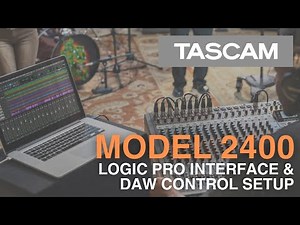 Model 2400 Logic Pro Interface and DAW Control Setup