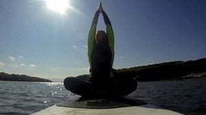 SUP yoga: The practice of yoga on a paddleboard