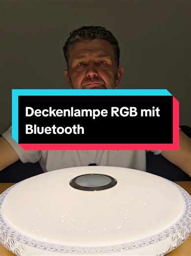 RGB Deckenleuchte 40cm mit Fernbedienung App Steuerung und Bluetooth #deckenleuchte #rgb #led #ledlights #bluetooth
