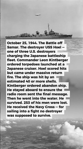 1 American Officer Stayed on a Sinking Destroyer to Send the Last Radio Message | Military History
