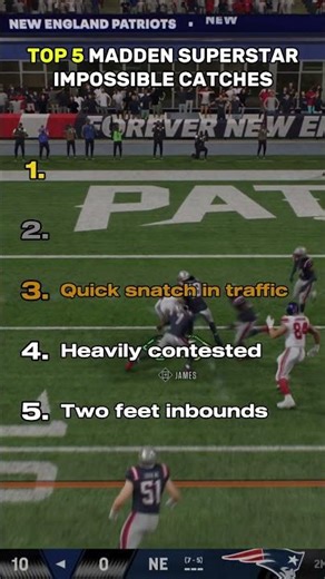 TOP 5 LeBron James Impossible Catches in Madden 26 Superstar Mode