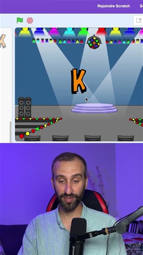 How do I make a sprite move in rhythm using Scratch?