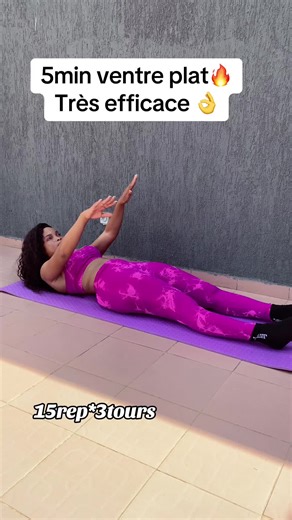 Juste 5min chaque matin,avec ces exercices ventre plat;tu seras étonné de ta finesse déjà à partir de la 1ere semaine.Essaie le chaque matin ✌️ #ventreplat #ventreplatobjectif #exerciceventreplat #tiktoktogo🇹🇬