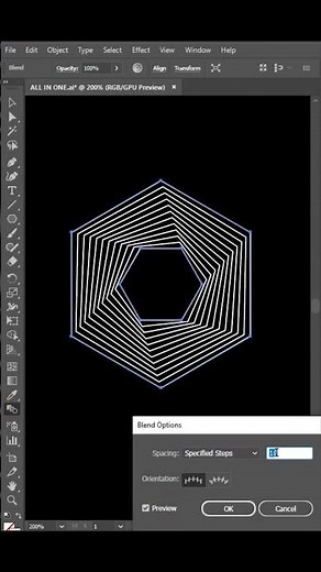 Logo Design Process Hexagon - Adobe Illustrator Tutorials
