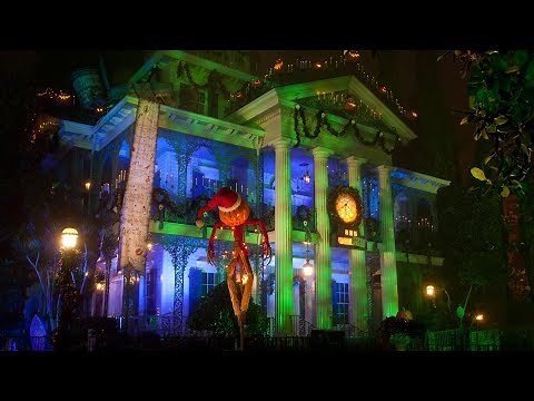 2018 Haunted Mansion Holiday *NEW* Disneyland Park Complete Ridethrough