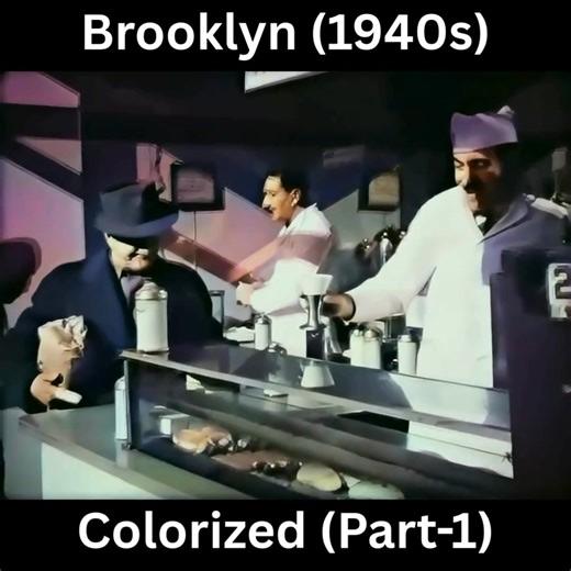 Brooklyn, New York 1940s in color [60fps,Remastered] w/sound design added (Part-1) Please, be aware that colorization colors are not real and fake, colorization was made only for the ambiance and do not represent real historical data. Remastered by Nass #newyork #brooklyn #history #explore #usa | New York History