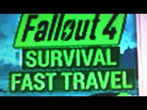 Fallout 4 how to fast travel on survival mode tutorial