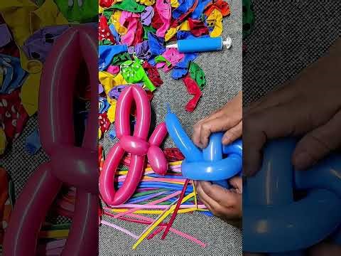 Electric Balloon Inflation ASMR | Smiley & Polka Dot Colorful Balloons 