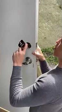 How to install a keyless entry lock