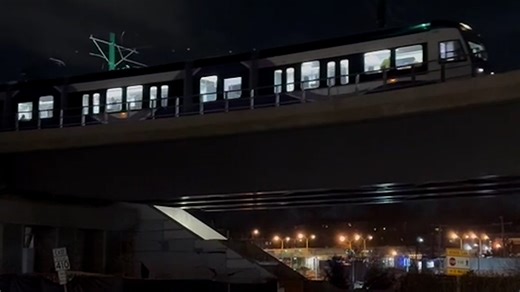 The new Purple Line train