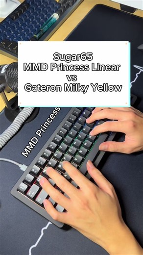 Sound Test Comparison: MMD Princess vs Gateron Yellow