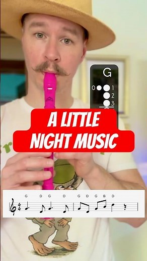 Recorder Tutorial - A Little Night Music - Wolfgang Amadeus Mozart #recorder #tutorial