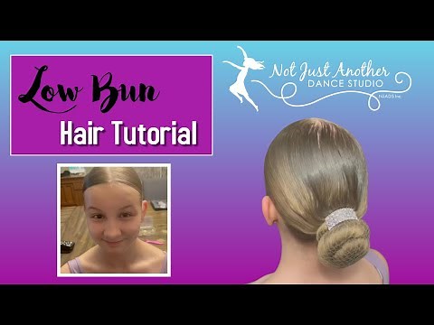 Low Bun Hair Tutorial ~ Perfect for Competition, Recital or Dance Class!