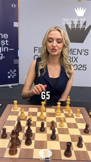 Charlize van Zyl takes us through the moment of the day from Round 3 of the Shymkent #FIDEWomenGrandPrix! A very complicated game between 🇰🇿 IM Bibisara Assaubayeva (2487) and 🇬🇷 IM Stavroula Tsolakidou (2439) ended in a draw. ♟️ Bibisara tempted Stavroula to capture her f4 pawn to obtain a powerful attack in return. Stavroula refused to play along and, after deep thought, decided to sacrifice her knight instead. | FIDE - International Chess Federation