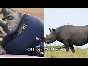Zootopia Real Life All Characters