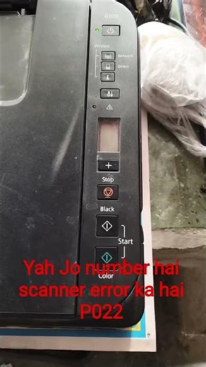 #canon g2010 # error code P022 #scanner problem gupta computer