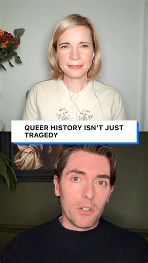 The BRILLIANT @anthonydelaneyhistory talking last night about QUEER HISTORY, a hidden history of lovers, lawbreakers and homemakers, on a live video chat for subscribers to my weekly history newsletter, MY LIFE IN THE PAST! Recording of the whole talk available (for free!) now at https://lucyworsley.substack.com 😃 | Lucy Worsley
