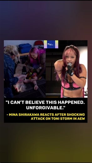 Toni Storm mystery attack on AEW Dynamite gets reaction from Mina Shirakawa #tonistorm #aewdynamite