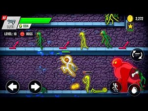 Stick vs Zombies | Giant Boss Fight in Secret Lab!