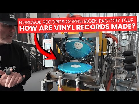 Copenhagen LP Pressing Plant Tour - How a Vinyl Record Is Made - Inside Nordsoe Records