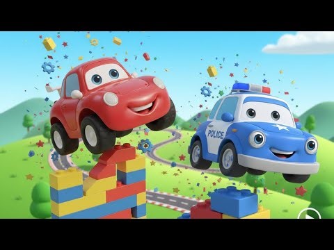 2 Toy Cars Race on Road | Kids Car Racing Video | Fun Toy Cars for Kids
