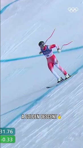 The atmosphere was something else when Franjo von Allmen won Olympic gold at #MilanoCortina2026. 🤯