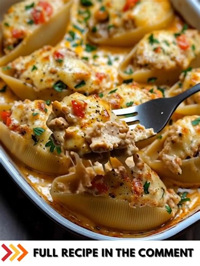 8.5K views · 18 reactions | 燎 Taco Stuffed Shells – Cheesy, Saucy, and Family-Approved!  It’s taco night meets pasta night—jumbo shells stuffed with zesty taco beef, cheese, and enchilada sauce.  Ingredients (Serves 6 | ~20 shells): 1 pound ground beef 1 packet taco seasoning ...... Full Recipe in Coʍmеոτ  | Tastefull Recipes | Facebook