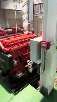 Crane Barge Engine Room.. #merchantnavy #ship #beingmariner #youtubeshorts #shorts #sea #support