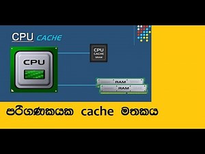 computer cache memory sinhala|කෑෂ් මතකය|cache memory