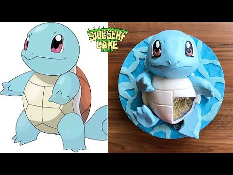 How to Make a Pokemon Squirtle CAKE