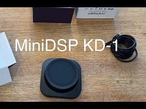 MiniDSP KD-1 Unbox och inkoppling