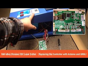 K40 eBay Chinese CO2 Laser Cutter - Replacing the Controller with Arduino and GRBL Part 1!