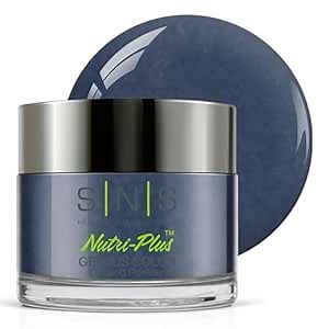 SNS Nail Dip Powder, Gelous Color Dipping Powder - Bijoux (Blue, Shimmer) - Long-Lasting Dip Nail Color Lasts 14 Days - Low-Odor & No UV Lamp Required - 1 OZ