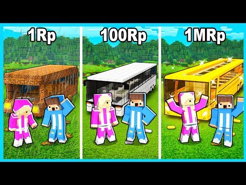 MIPAN & ZUZUZU NAIK BIS MISKIN VS BIS SULTAN KAYA RAYA DI MINECRAFT SURVIVAL!