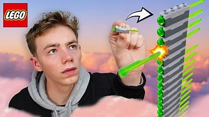 我搭建了终极乐高弹簧发射塔