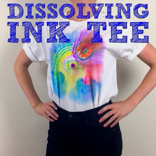 2.9M views · 2.2K reactions | Dissolving Ink DIY T-Shirt for Kids!...