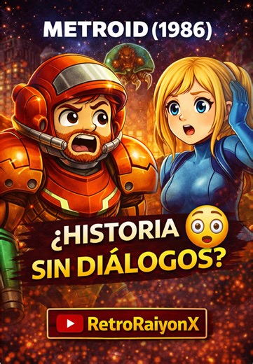 Metroid tenía historia… pero Nintendo casi no te la contó. Jugaste Metroid en 1986 y no entendiste nada? No era tu culpa 😅 Nintendo te soltó en Zebes con Samus Aran, Metroids, Space Pirates y Mother Brain… y te explicó la historia en dos pantallas de texto. ¿Tú qué pensabas que era Samus cuando jugaste por primera vez? 👇 Te leo en comentarios #metroid #metroidvania #videogame #parati #retroraiyonx