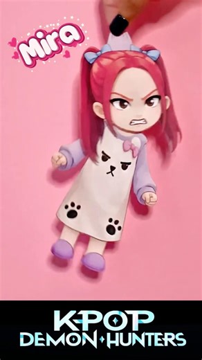 OMG I Made Kpop Demon Hunters MIRA Into a PAPER DOLL 😭