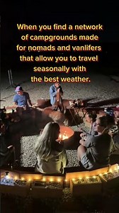 Campfire Nights at a Vanlife Campground
