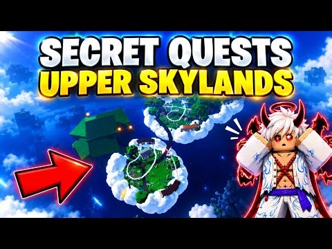 How To Do All Secret Quests of Upper SkyLands Island In First Sea Blox Fruits Update 30