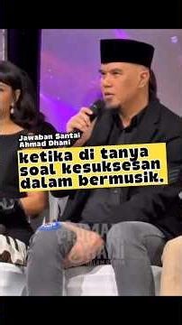 Jawaban Santai Ahmad Dhani Ketika Menjawab Soal Kesuksesan Di Musik #ahmaddhani #shortmusic